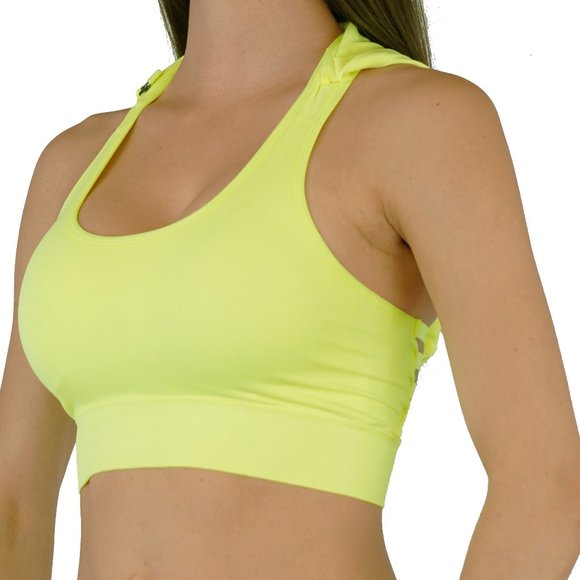Hoodie sports bra Crop Top Caged Back - Picture 4 of 7